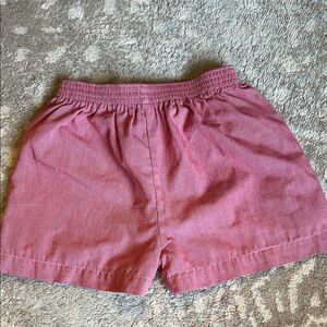 Kids Red Checkered Shorts